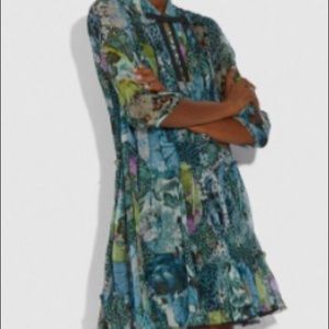 Coach Asymmetrical Dress with Kaffe Fassett Print